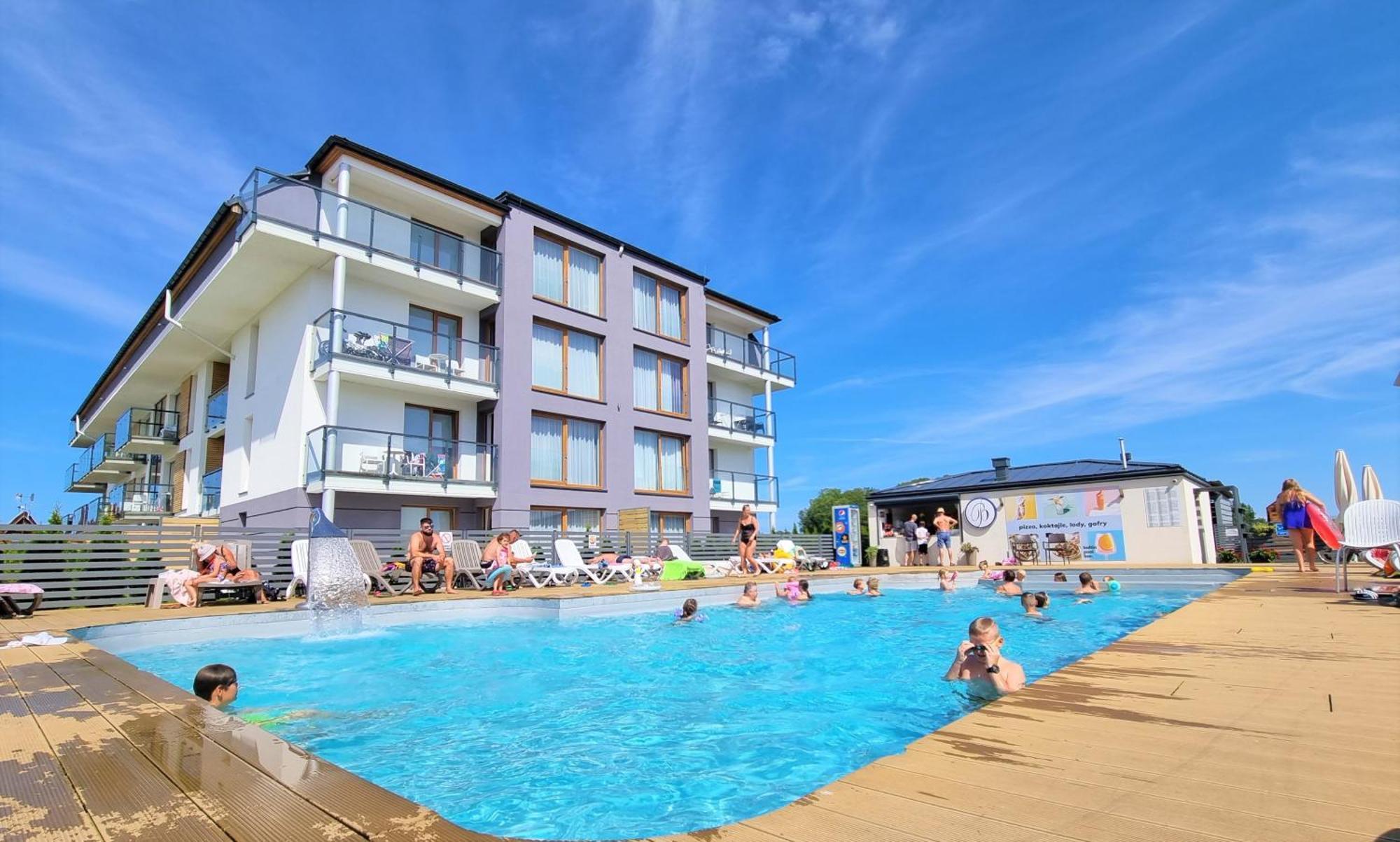 Apartament "Blu10" Z Basenem Sarbinowo Exteriör bild