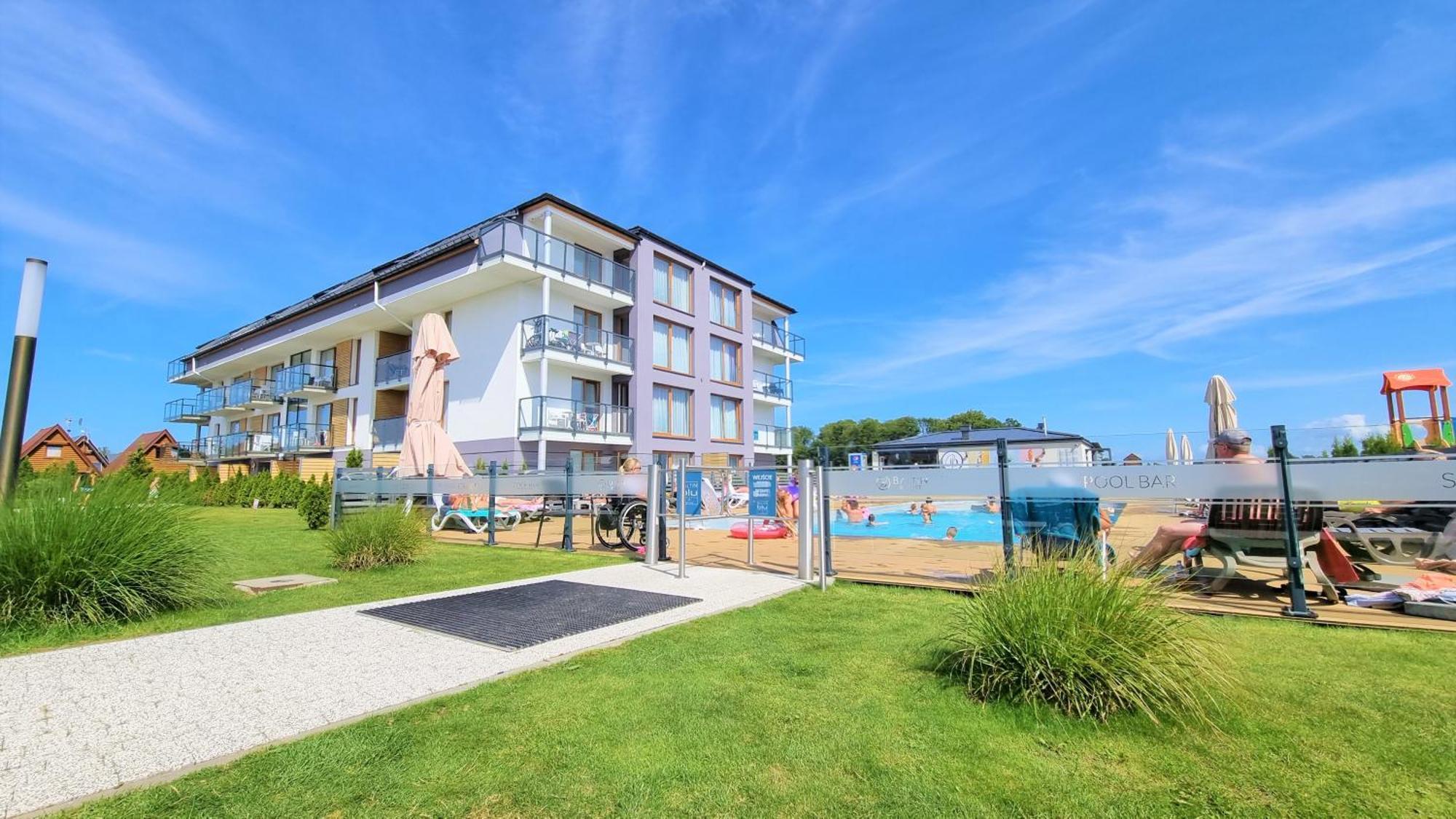 Apartament "Blu10" Z Basenem Sarbinowo Exteriör bild